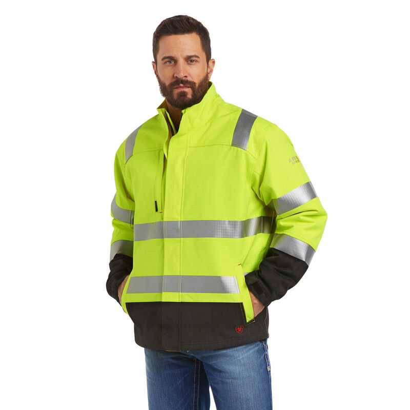 Chaqueta Ariat Fr Hi-Vis Waterproof Insulated Verde Hombre - Chile 463-YMRVJA